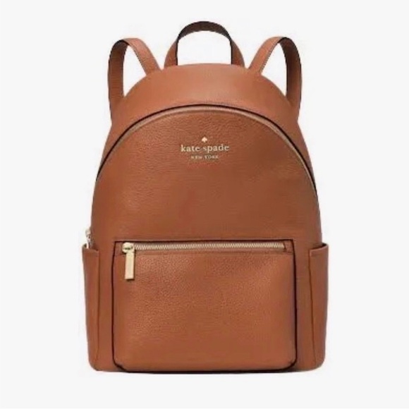 kate spade Handbags - Kate Spade Leila Medium Dome Backpack Pebbled Leather Warm Ginger NWOT